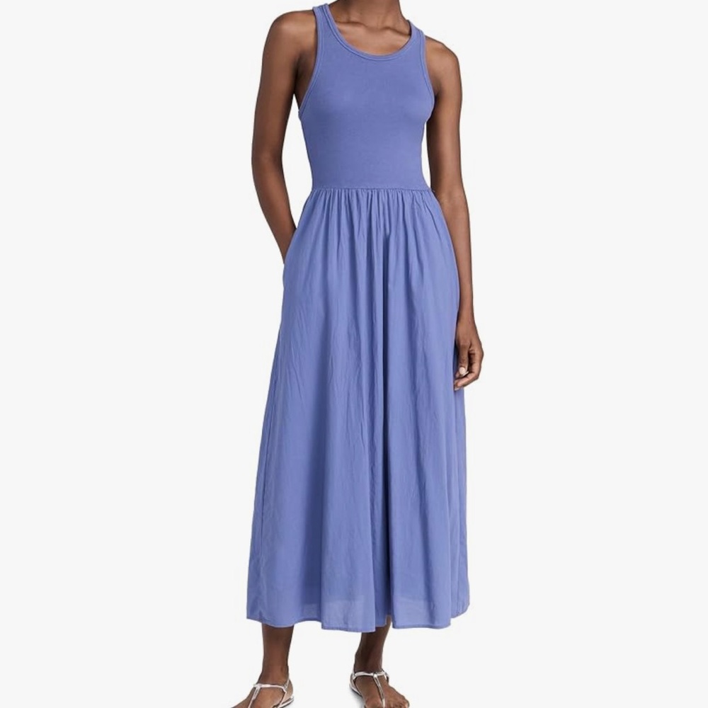 XiRENA Women's Cotton Maxi Marlin Blue Large